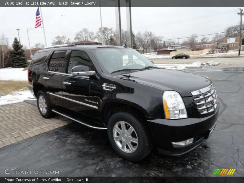 Black Raven / Ebony 2008 Cadillac Escalade AWD