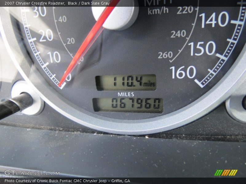 Black / Dark Slate Gray 2007 Chrysler Crossfire Roadster