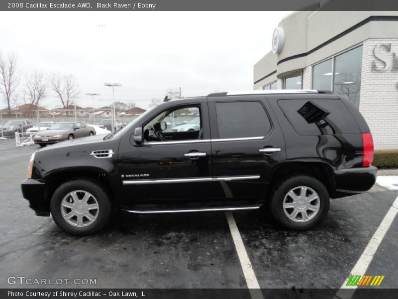 Black Raven / Ebony 2008 Cadillac Escalade AWD