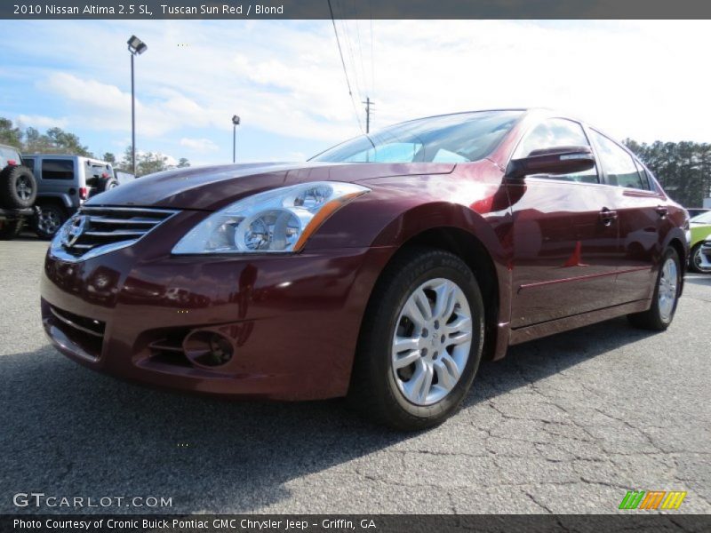 Tuscan Sun Red / Blond 2010 Nissan Altima 2.5 SL