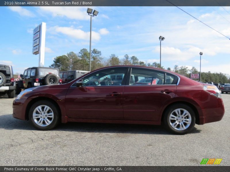 Tuscan Sun Red / Blond 2010 Nissan Altima 2.5 SL