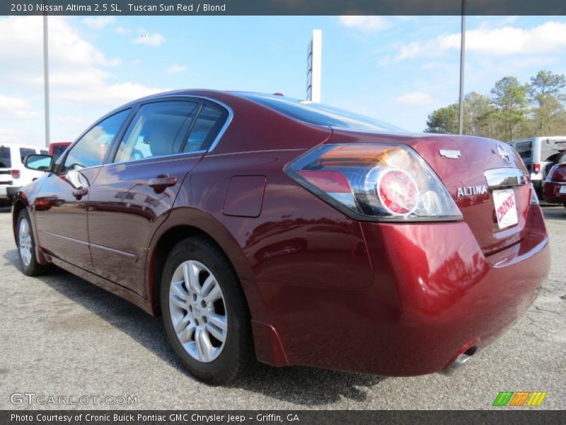 Tuscan Sun Red / Blond 2010 Nissan Altima 2.5 SL