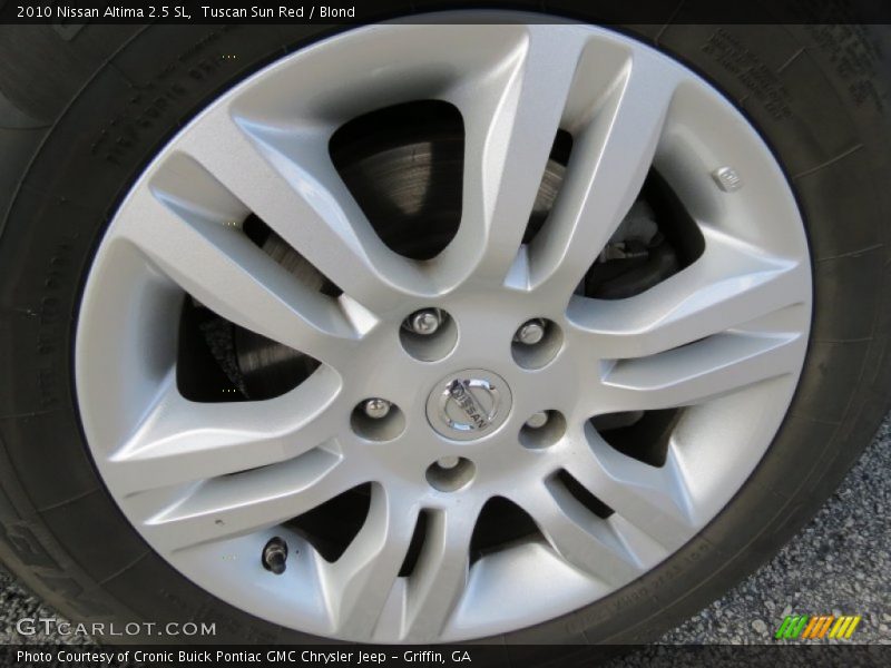 Tuscan Sun Red / Blond 2010 Nissan Altima 2.5 SL