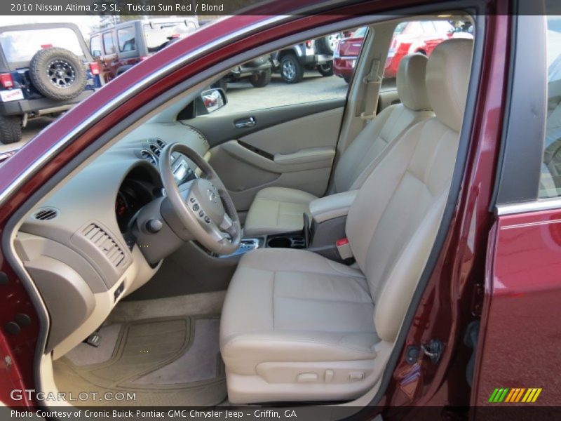 Tuscan Sun Red / Blond 2010 Nissan Altima 2.5 SL