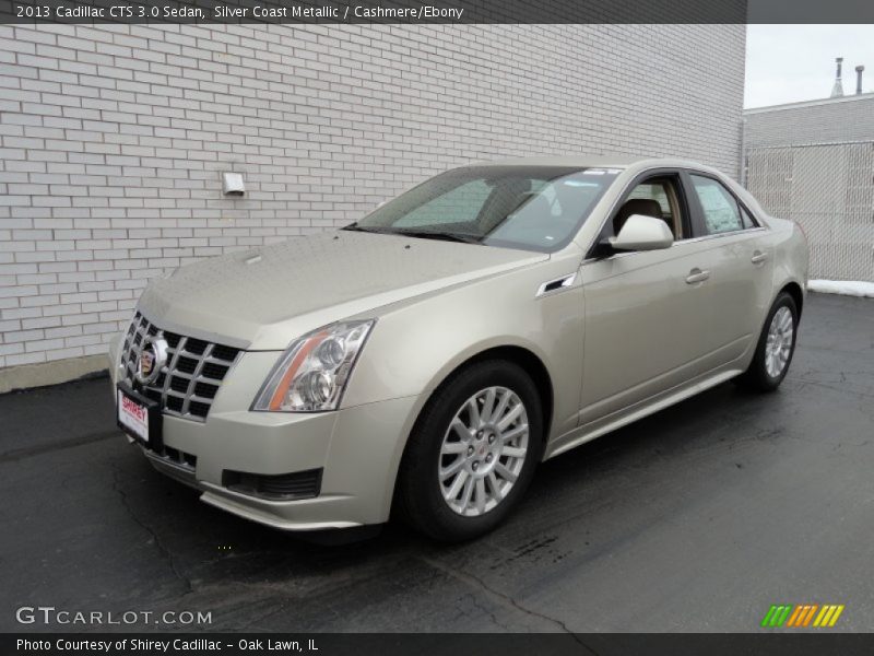 Silver Coast Metallic / Cashmere/Ebony 2013 Cadillac CTS 3.0 Sedan