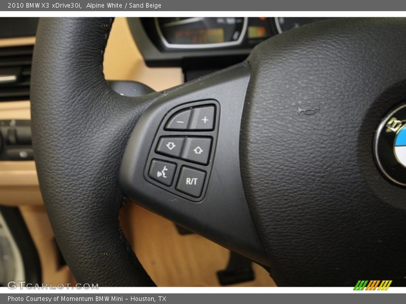 Alpine White / Sand Beige 2010 BMW X3 xDrive30i