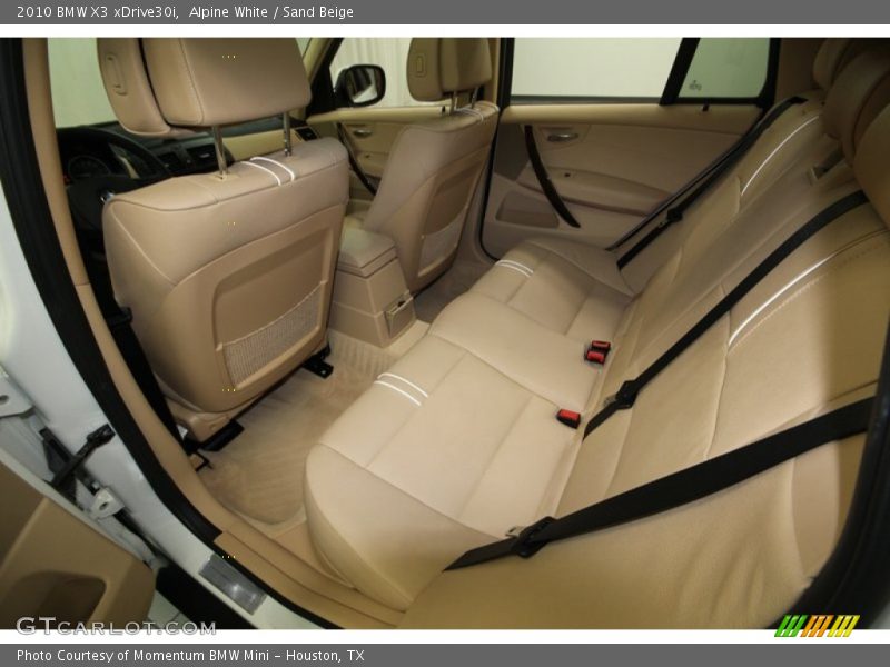 Alpine White / Sand Beige 2010 BMW X3 xDrive30i
