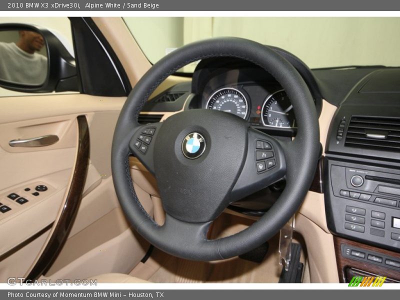 Alpine White / Sand Beige 2010 BMW X3 xDrive30i