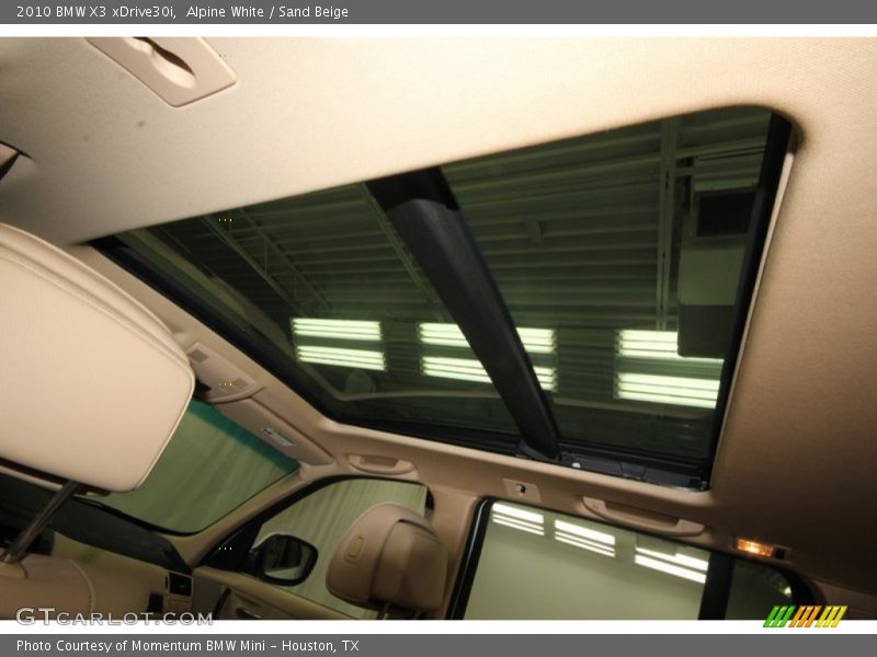 Alpine White / Sand Beige 2010 BMW X3 xDrive30i