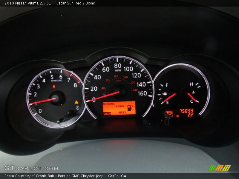 Tuscan Sun Red / Blond 2010 Nissan Altima 2.5 SL