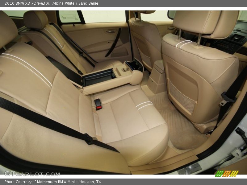 Alpine White / Sand Beige 2010 BMW X3 xDrive30i