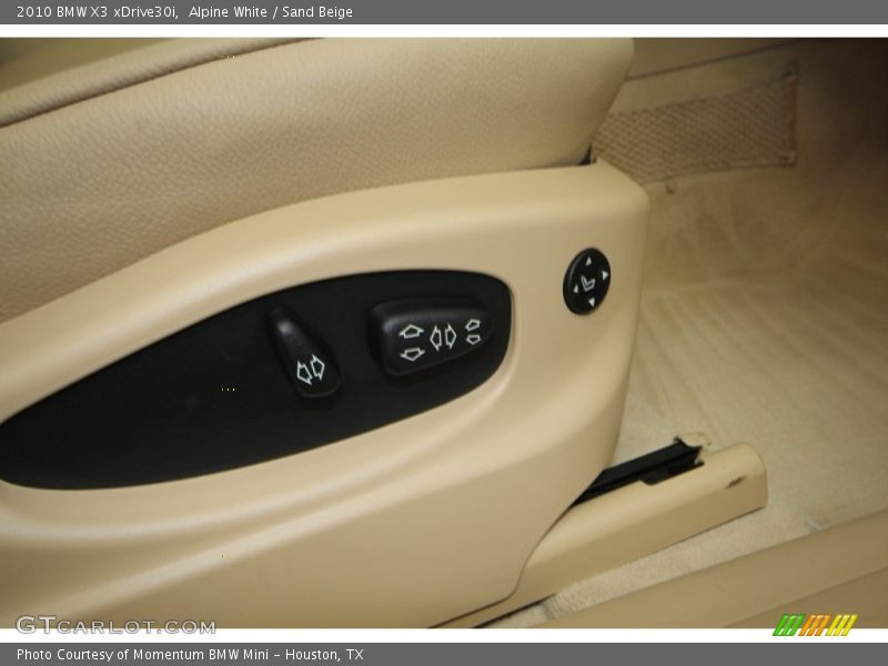 Alpine White / Sand Beige 2010 BMW X3 xDrive30i