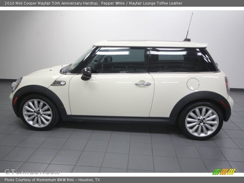  2010 Cooper Mayfair 50th Anniversary Hardtop Pepper White