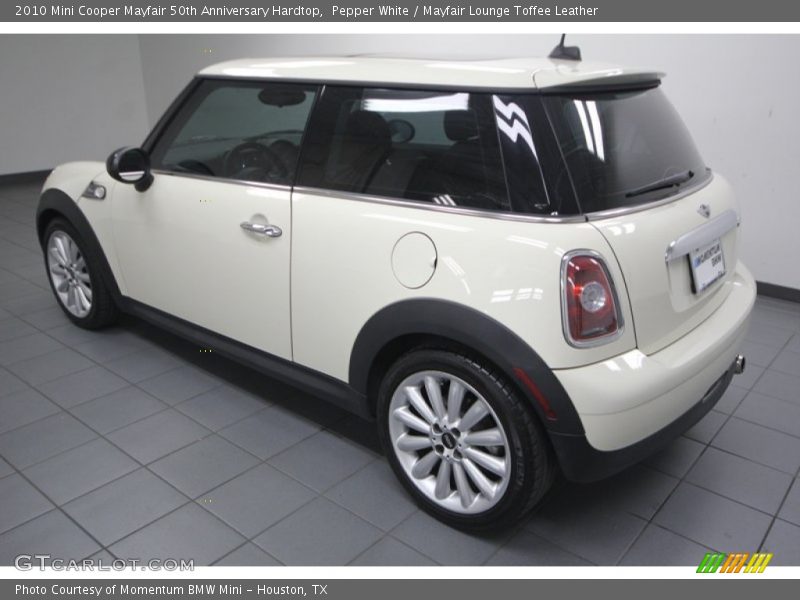  2010 Cooper Mayfair 50th Anniversary Hardtop Pepper White