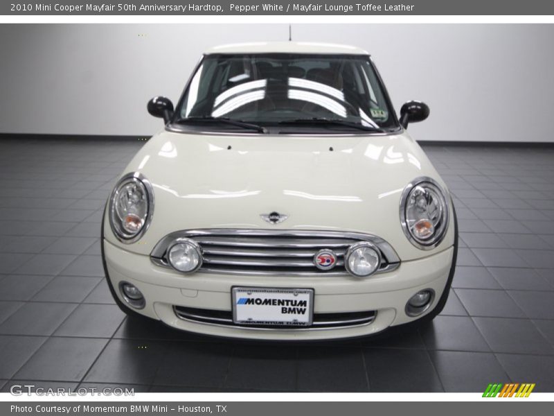 Pepper White / Mayfair Lounge Toffee Leather 2010 Mini Cooper Mayfair 50th Anniversary Hardtop