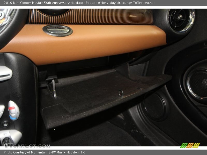 Pepper White / Mayfair Lounge Toffee Leather 2010 Mini Cooper Mayfair 50th Anniversary Hardtop