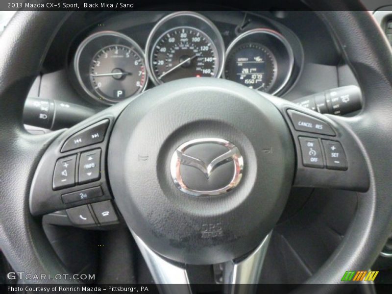 Black Mica / Sand 2013 Mazda CX-5 Sport