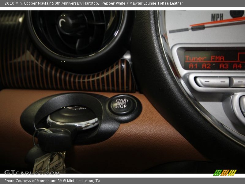 Controls of 2010 Cooper Mayfair 50th Anniversary Hardtop