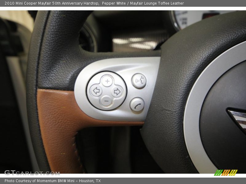 Controls of 2010 Cooper Mayfair 50th Anniversary Hardtop