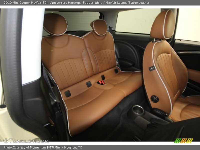 Rear Seat of 2010 Cooper Mayfair 50th Anniversary Hardtop