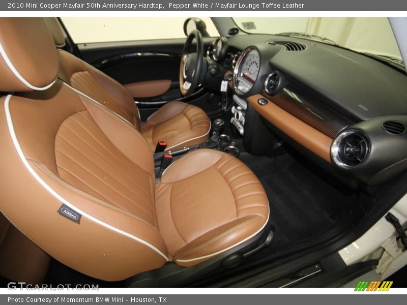  2010 Cooper Mayfair 50th Anniversary Hardtop Mayfair Lounge Toffee Leather Interior