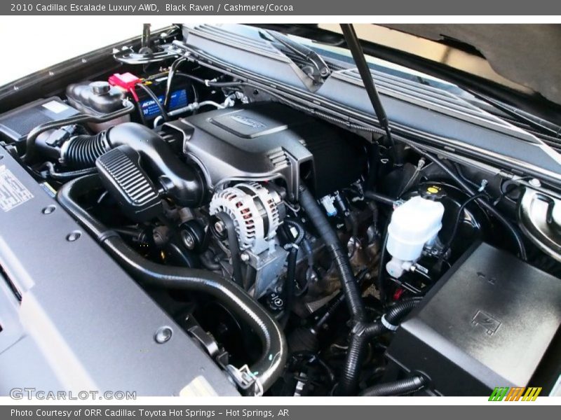  2010 Escalade Luxury AWD Engine - 6.2 Liter OHV 16-Valve VVT Flex-Fuel V8