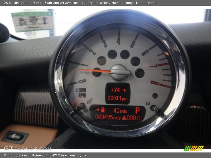  2010 Cooper Mayfair 50th Anniversary Hardtop Mayfair 50th Anniversary Hardtop Gauges