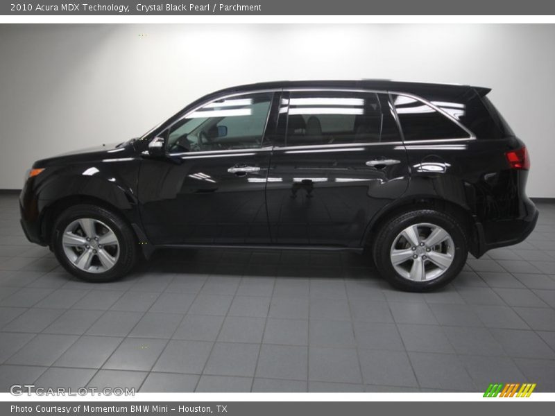 Crystal Black Pearl / Parchment 2010 Acura MDX Technology