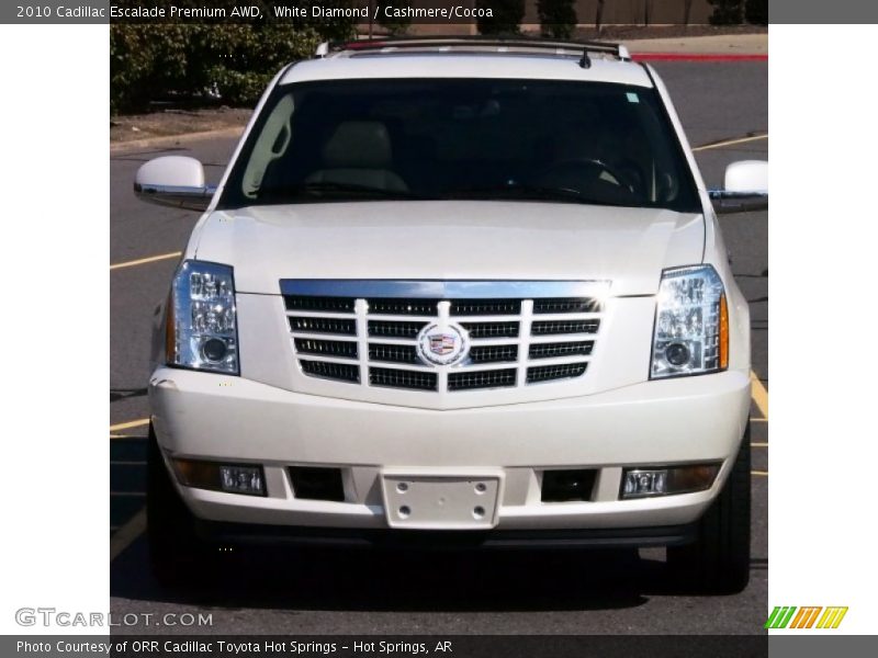 White Diamond / Cashmere/Cocoa 2010 Cadillac Escalade Premium AWD
