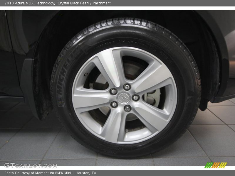 Crystal Black Pearl / Parchment 2010 Acura MDX Technology