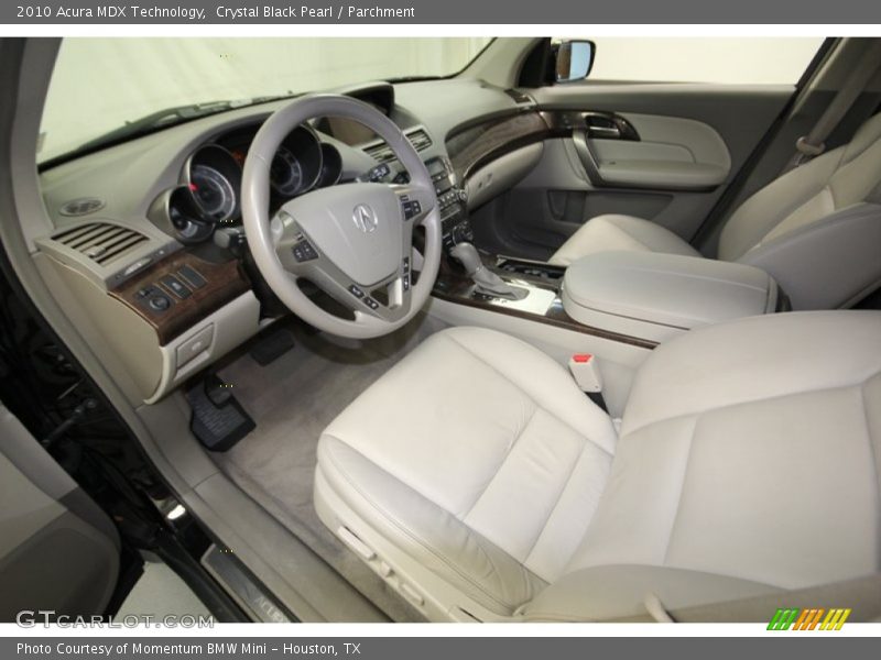 Crystal Black Pearl / Parchment 2010 Acura MDX Technology