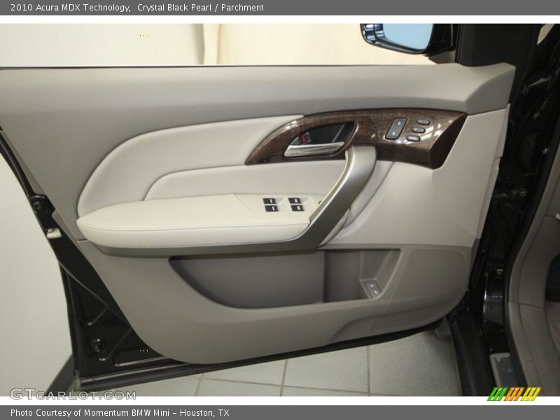 Crystal Black Pearl / Parchment 2010 Acura MDX Technology
