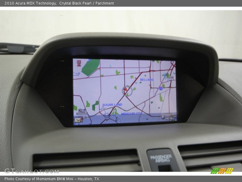 Crystal Black Pearl / Parchment 2010 Acura MDX Technology