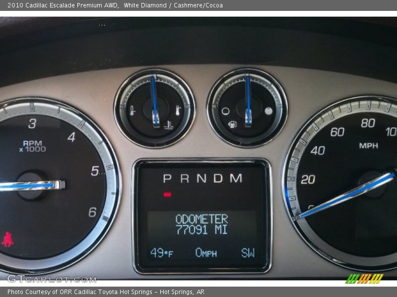 White Diamond / Cashmere/Cocoa 2010 Cadillac Escalade Premium AWD