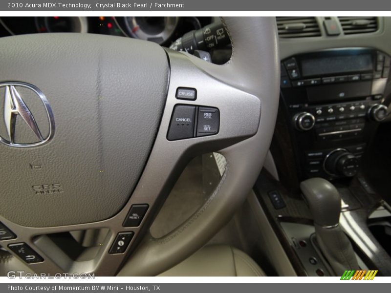 Crystal Black Pearl / Parchment 2010 Acura MDX Technology