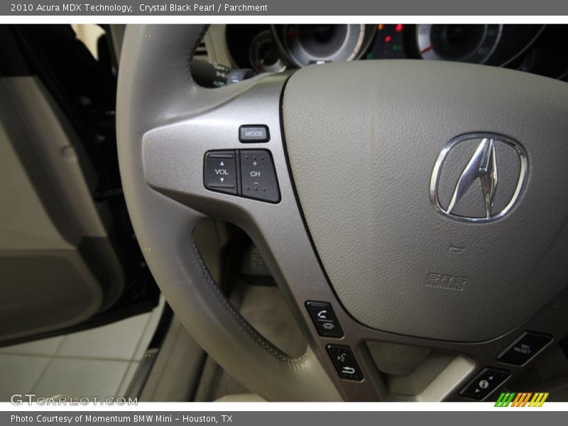 Crystal Black Pearl / Parchment 2010 Acura MDX Technology