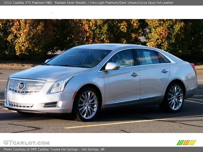 Radiant Silver Metallic / Very Light Platinum/Dark Urban/Cocoa Opus Full Leather 2013 Cadillac XTS Platinum FWD