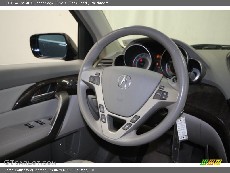Crystal Black Pearl / Parchment 2010 Acura MDX Technology