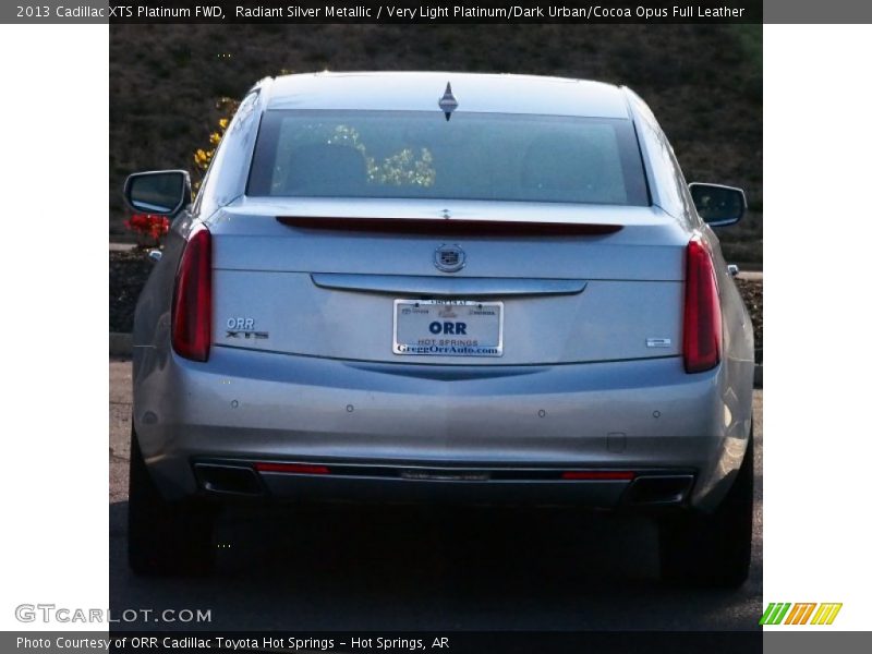 Radiant Silver Metallic / Very Light Platinum/Dark Urban/Cocoa Opus Full Leather 2013 Cadillac XTS Platinum FWD