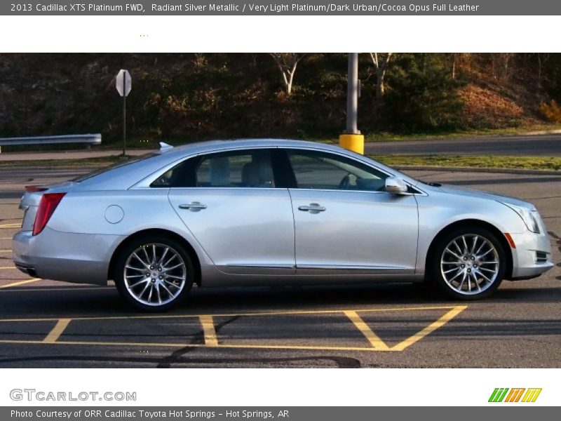 Radiant Silver Metallic / Very Light Platinum/Dark Urban/Cocoa Opus Full Leather 2013 Cadillac XTS Platinum FWD