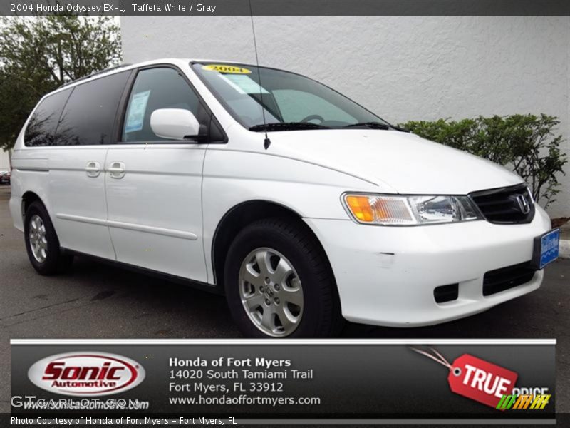 Taffeta White / Gray 2004 Honda Odyssey EX-L