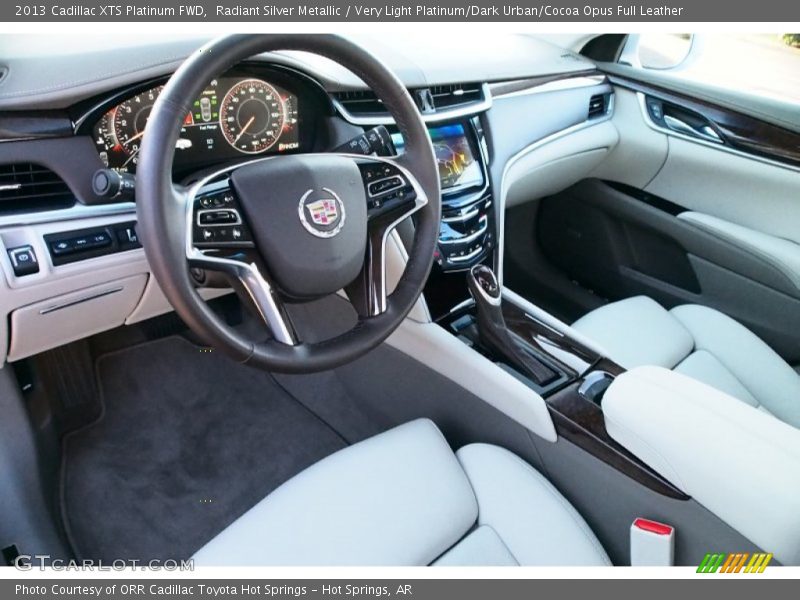 Very Light Platinum/Dark Urban/Cocoa Opus Full Leather Interior - 2013 XTS Platinum FWD 