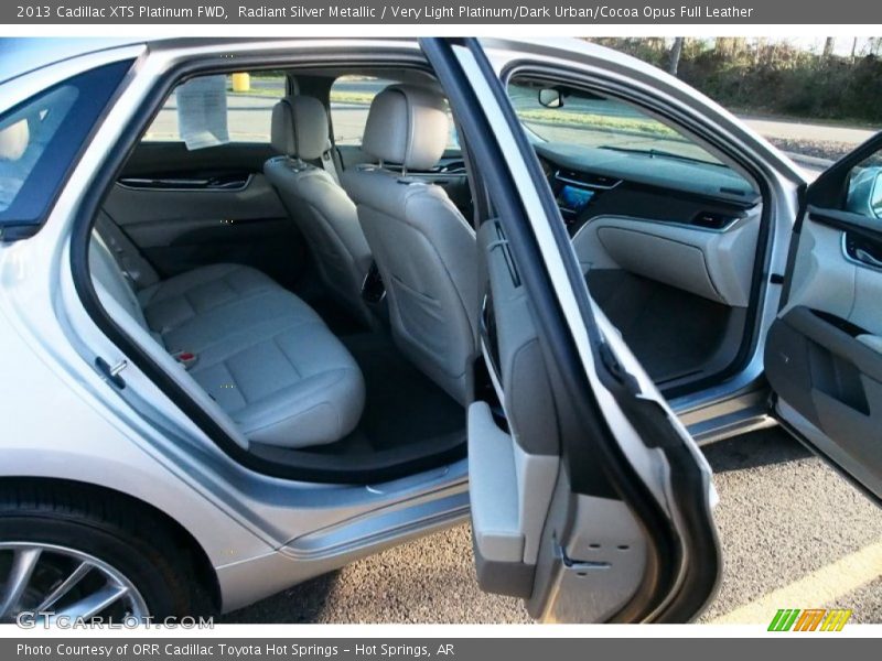 Radiant Silver Metallic / Very Light Platinum/Dark Urban/Cocoa Opus Full Leather 2013 Cadillac XTS Platinum FWD