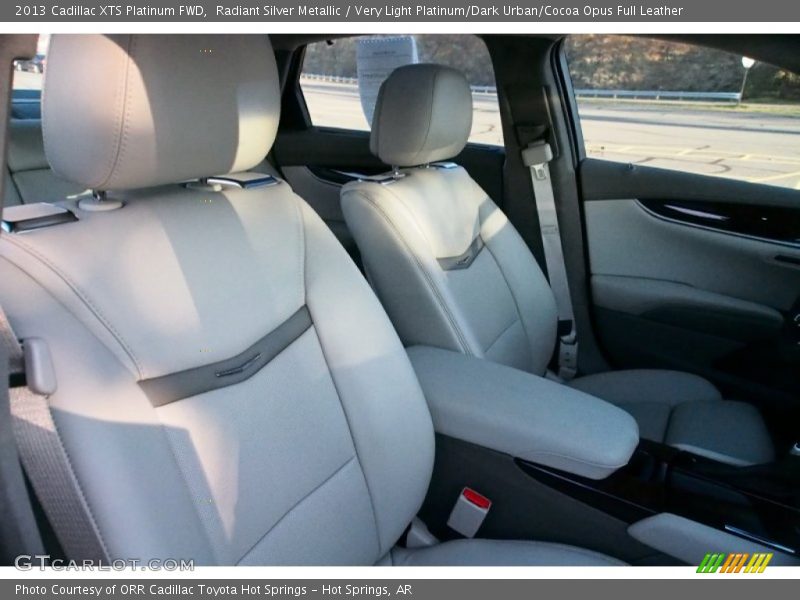 Radiant Silver Metallic / Very Light Platinum/Dark Urban/Cocoa Opus Full Leather 2013 Cadillac XTS Platinum FWD