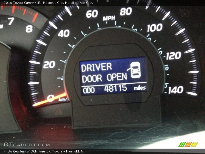Magnetic Gray Metallic / Ash Gray 2010 Toyota Camry XLE
