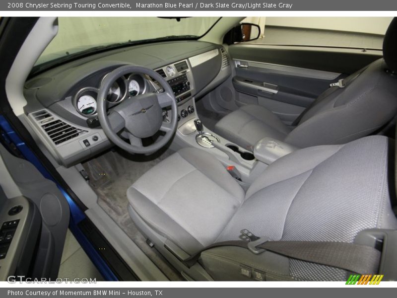 Dark Slate Gray/Light Slate Gray Interior - 2008 Sebring Touring Convertible 