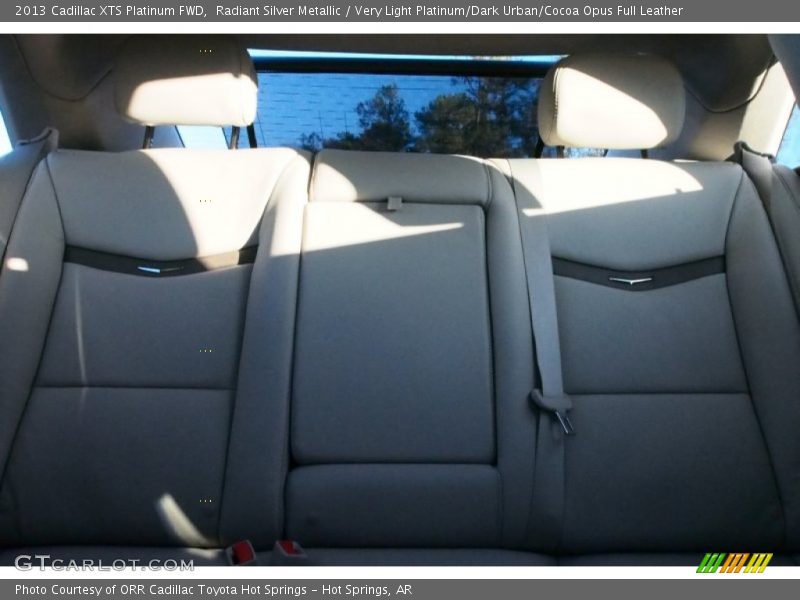 Radiant Silver Metallic / Very Light Platinum/Dark Urban/Cocoa Opus Full Leather 2013 Cadillac XTS Platinum FWD