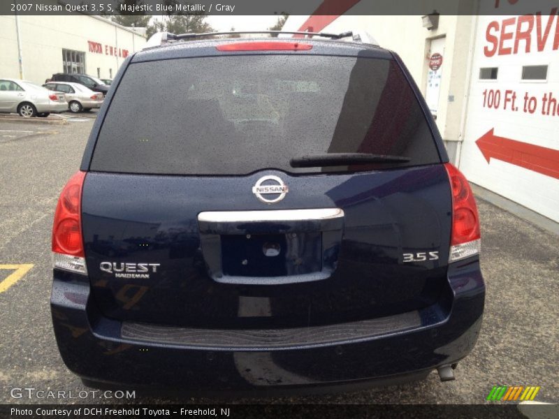 Majestic Blue Metallic / Gray 2007 Nissan Quest 3.5 S