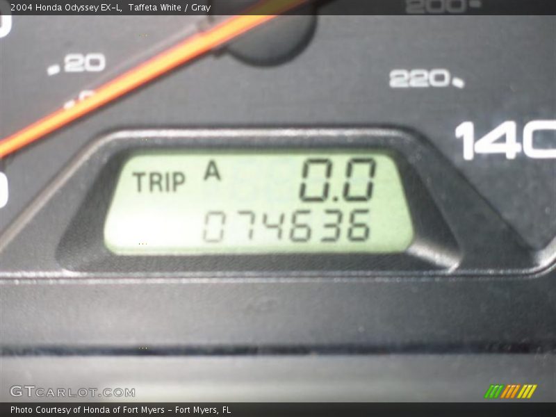 Taffeta White / Gray 2004 Honda Odyssey EX-L