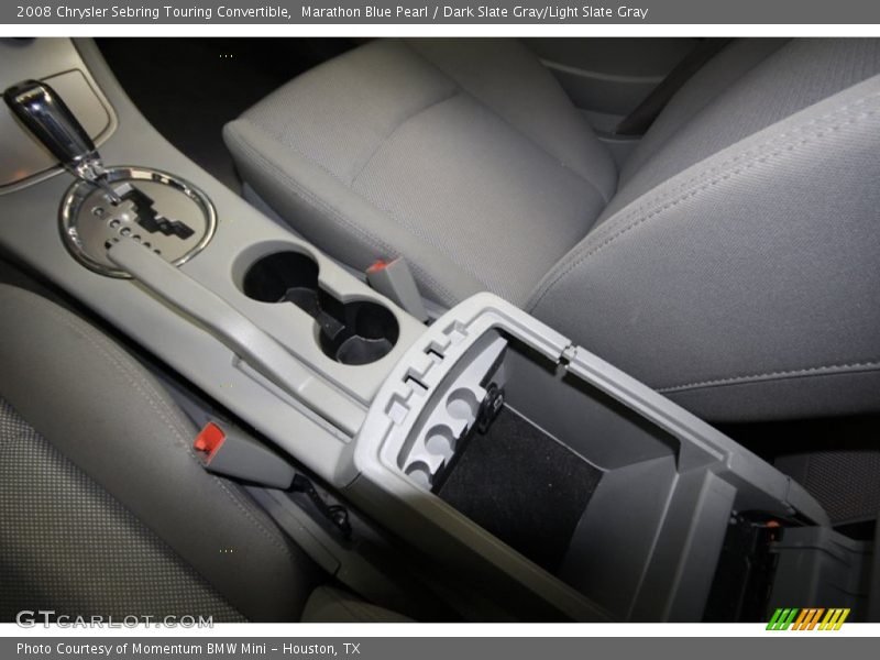 Marathon Blue Pearl / Dark Slate Gray/Light Slate Gray 2008 Chrysler Sebring Touring Convertible